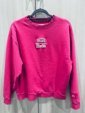 Vans Barbie Bright Pink Crewneck Sweatshirt 🩷🍓